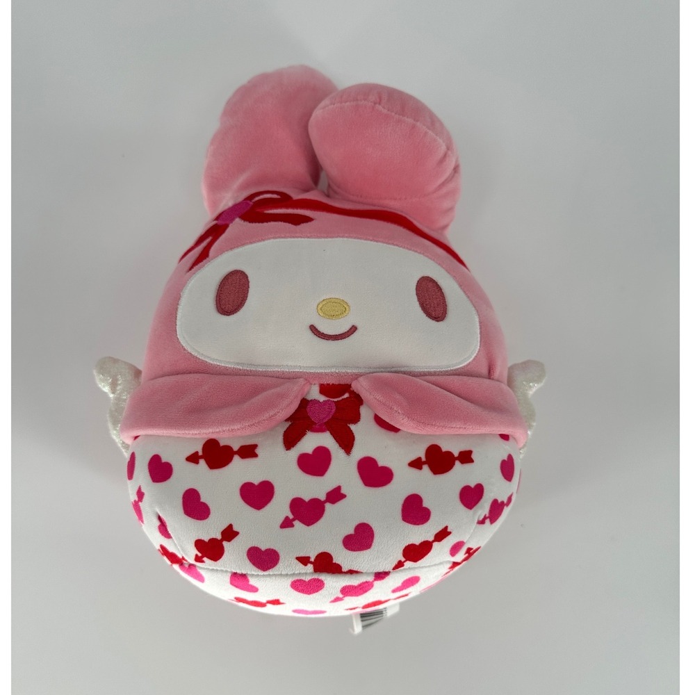 Sanrio My Melody Squishmallows Plush Pink Hearts Cupid Wings‎ Valentine Toy